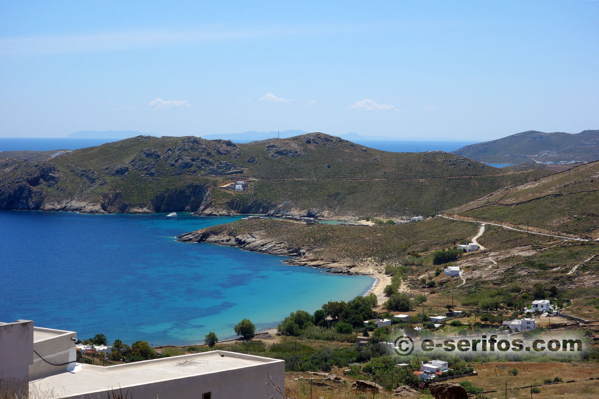 Η παραλία του Άη Γιάννη στη Σέριφο