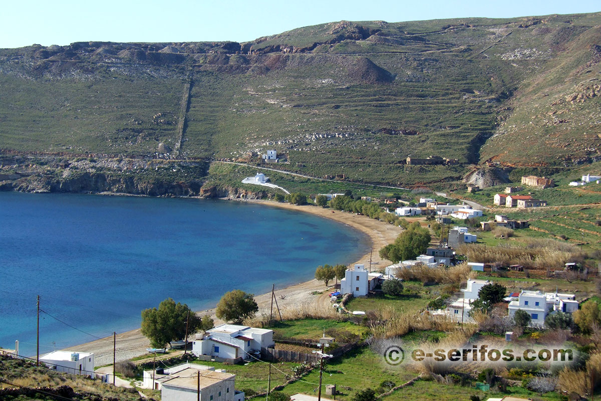 Η παραλία Κουταλάς στη Σέριφο