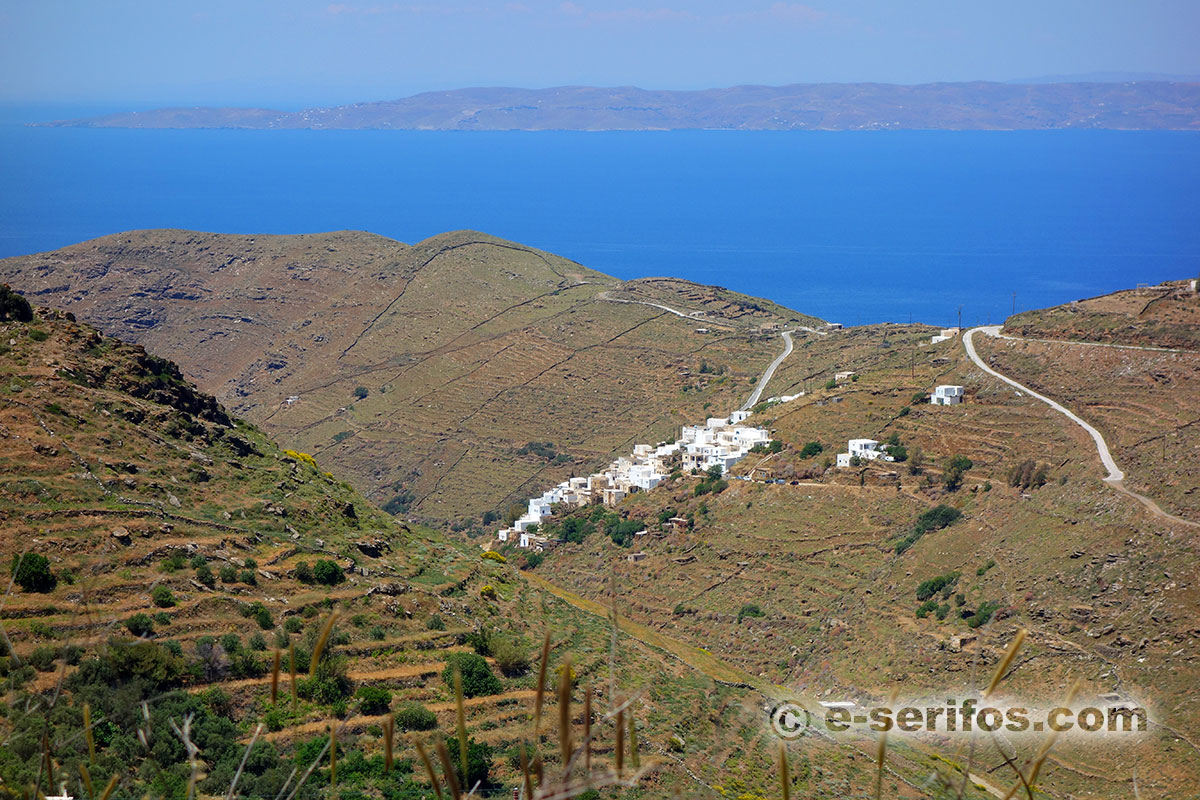 Ο οικισμός της Γαλανής στη Σέριφο