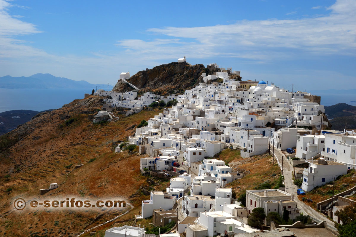 Η πρωτεύουσα της Σερίφου, η Χώρα